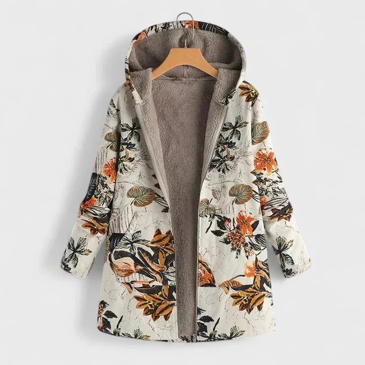 Claudia | Parka Botanico con Cappuccio