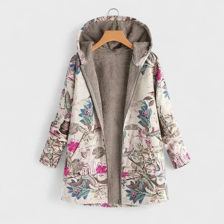 Claudia | Parka Botanico con Cappuccio