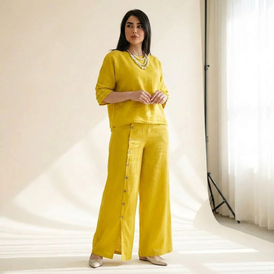 Claudia | Completo Top e Pantaloni Palazzo