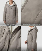 Adriana | Parka Lungo Impermeabile