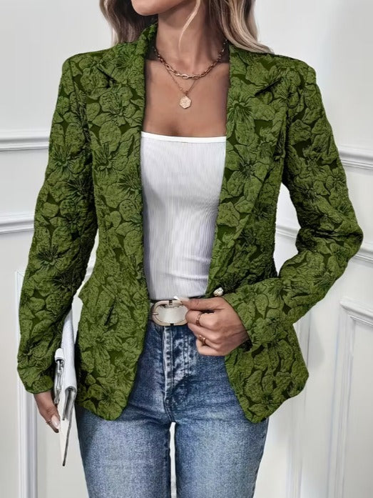 Alicja | giacca sagomata in jacquard paisley