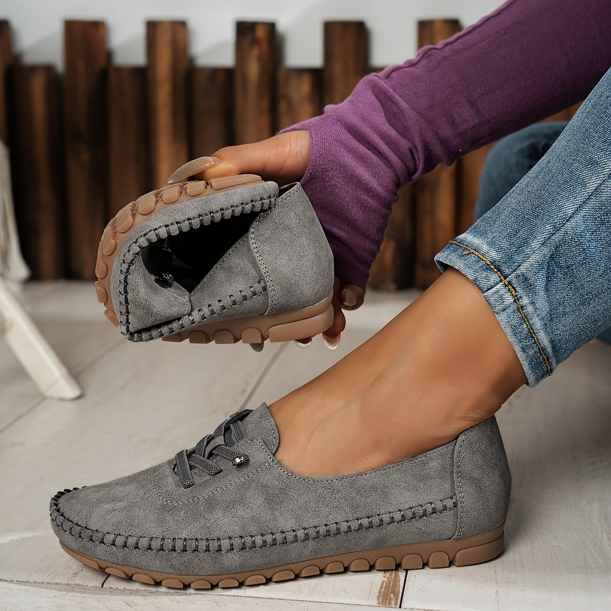 Élodie | Mocassins souples à soutien intégral pour pieds sensibles