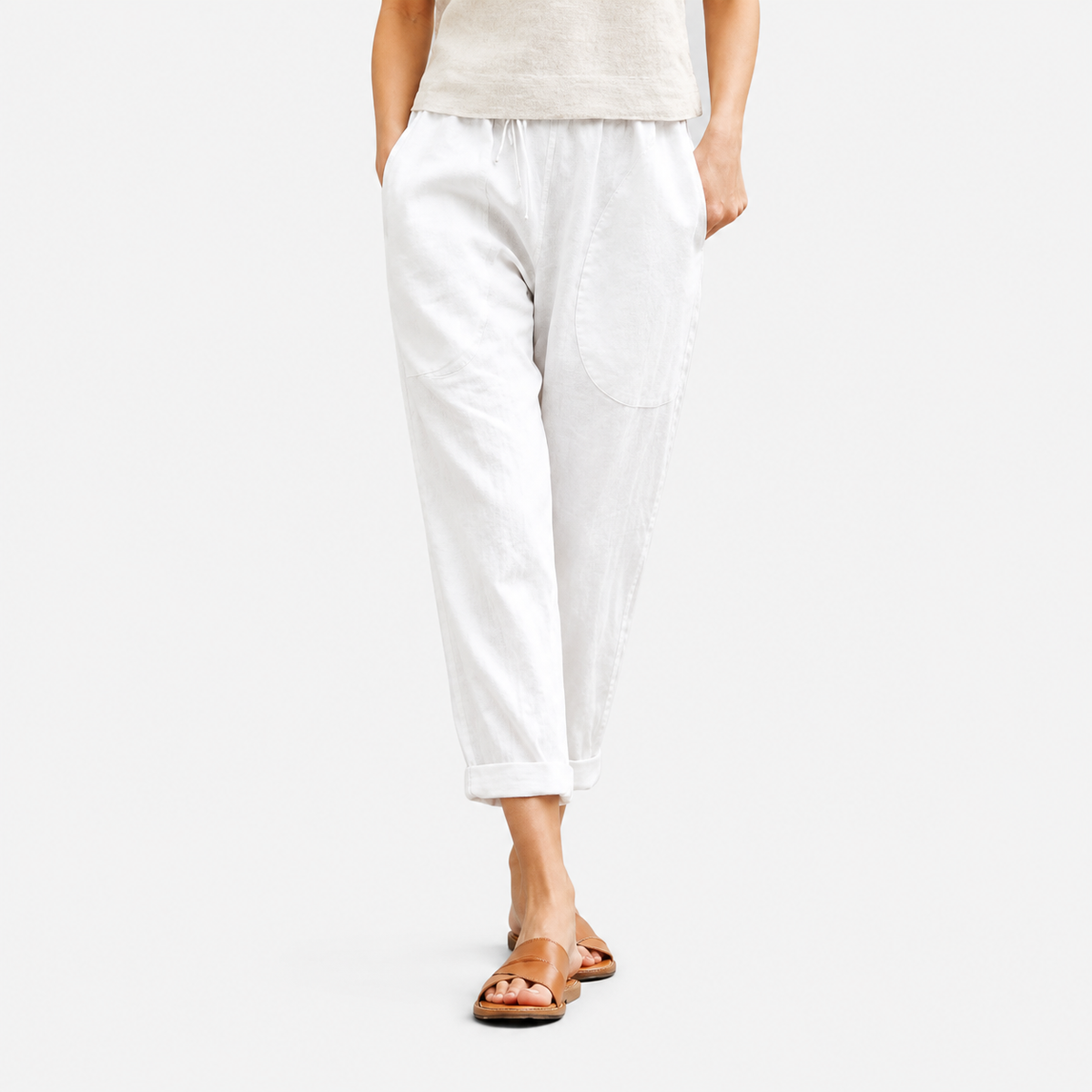 Kriza - Pantaloni Ampi con Tasche