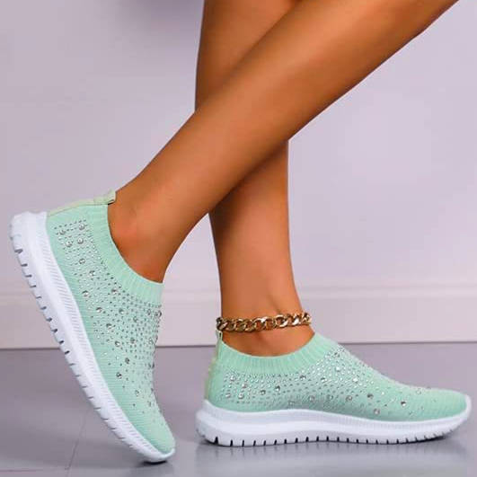 Rosalie | Baskets légères avec détails strass