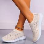 Rosalie | Baskets légères avec détails strass
