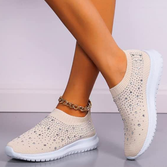 Rosalie | Baskets légères avec détails strass