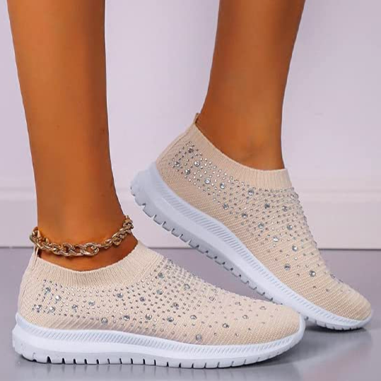 Rosalie | Baskets légères avec détails strass