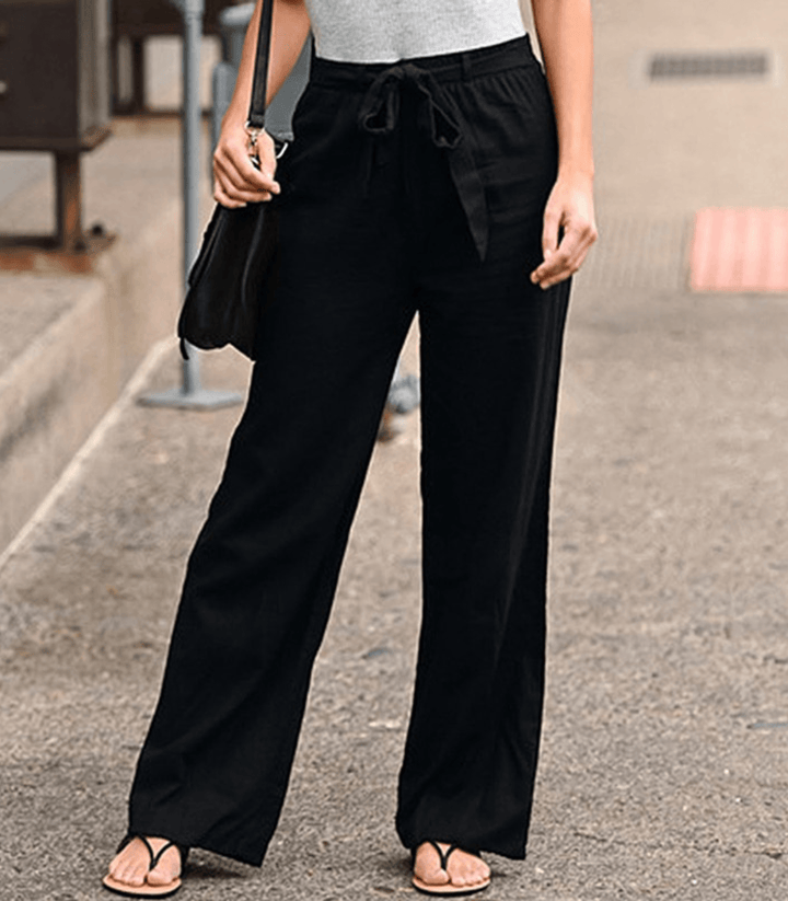 Joleen - Pantaloni Relaxed per Donne con Corda di Regolazione e Vita Elastica