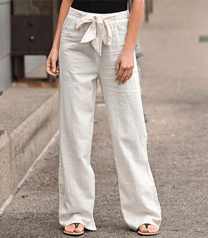 Joleen - Pantaloni Relaxed per Donne con Corda di Regolazione e Vita Elastica