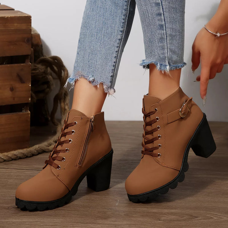 Léonie | Bottines confort à talon élégant