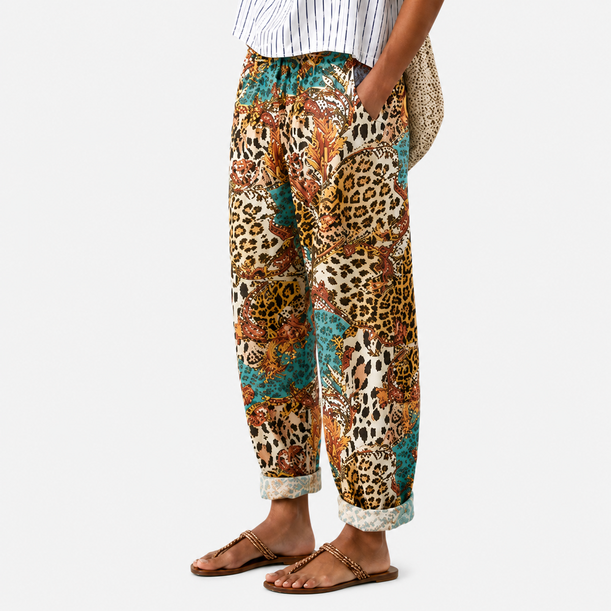 Pantaloni di Comfort Luxe Laguna