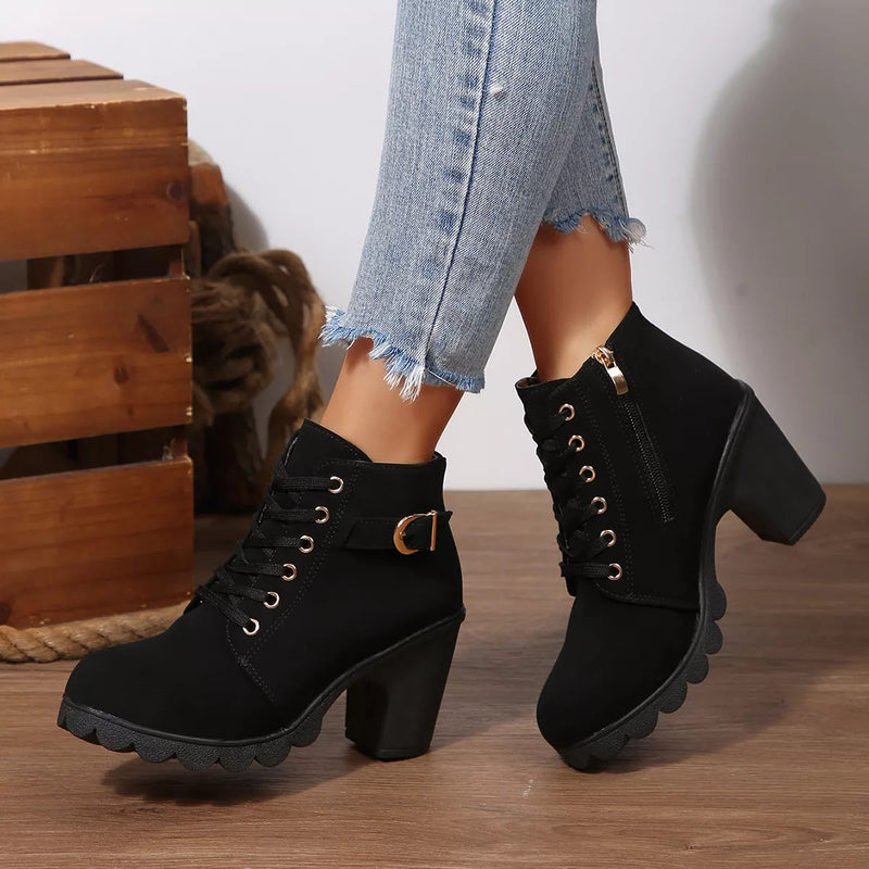 Léonie | Bottines confort à talon élégant