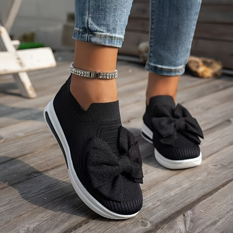 Suzanne | Baskets légères avec détail nœud