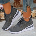 Assina | Baskets confort avec détails strass