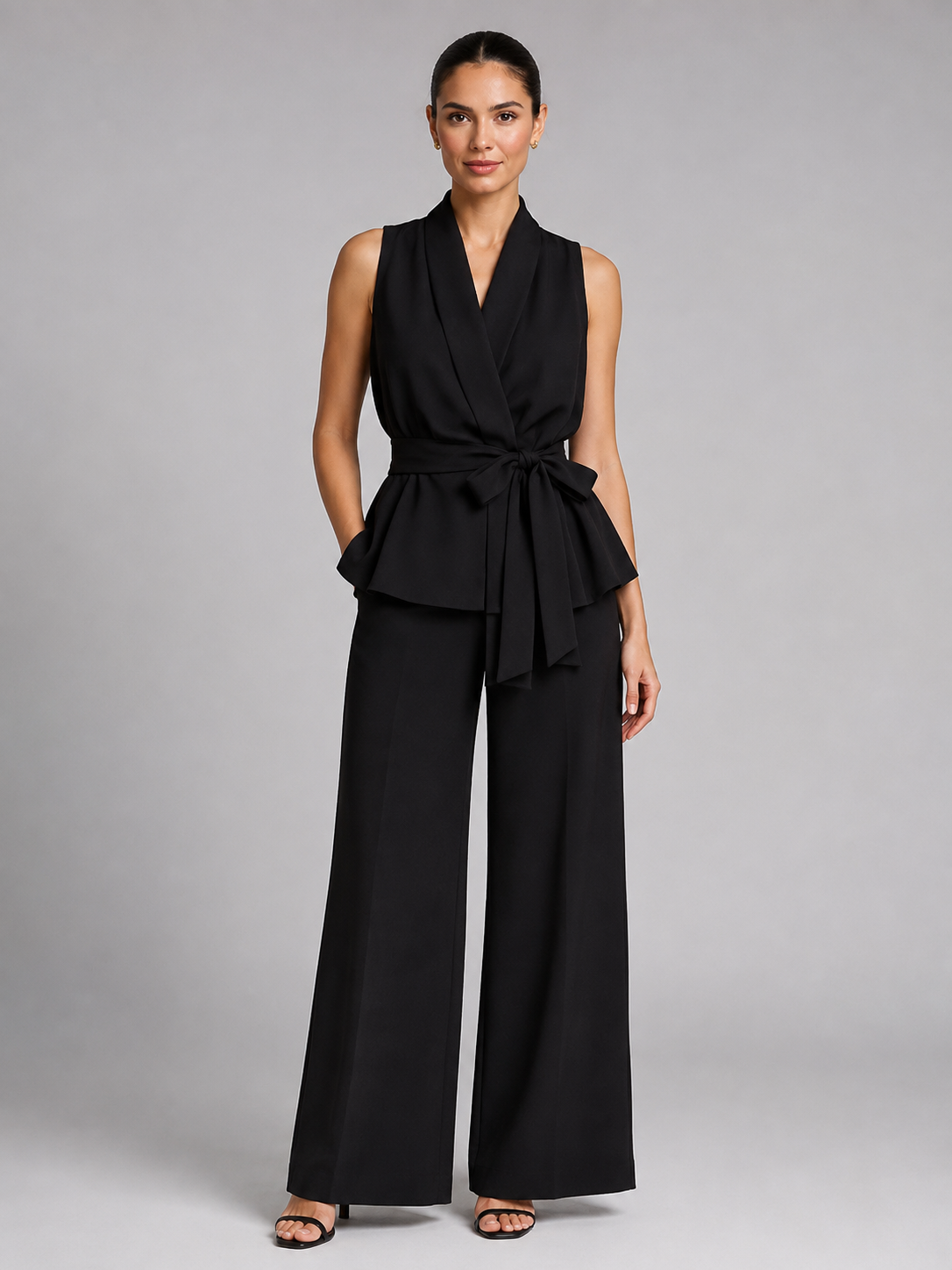 Graziella | Completo Top e Pantaloni Palazzo