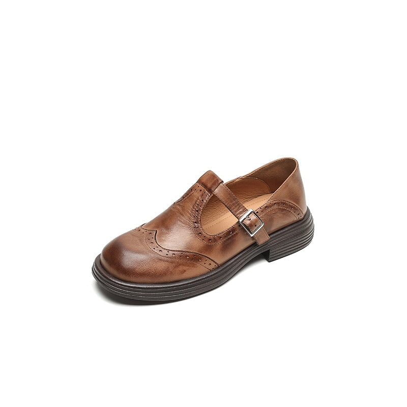 Mattea Mary Janes - Elegante scarpa in pelle