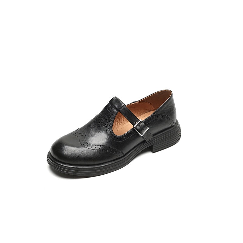 Mattea Mary Janes - Elegante scarpa in pelle