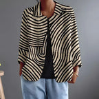 Hazel | Blazer Striato Aperto