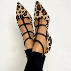Franca | Scarpe Donna con Tacco e Cinturino Leopardato