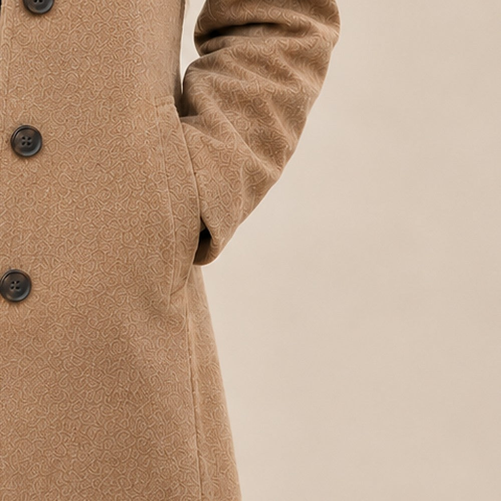 Greta · Cappotto di panno con sciarpa in regalo