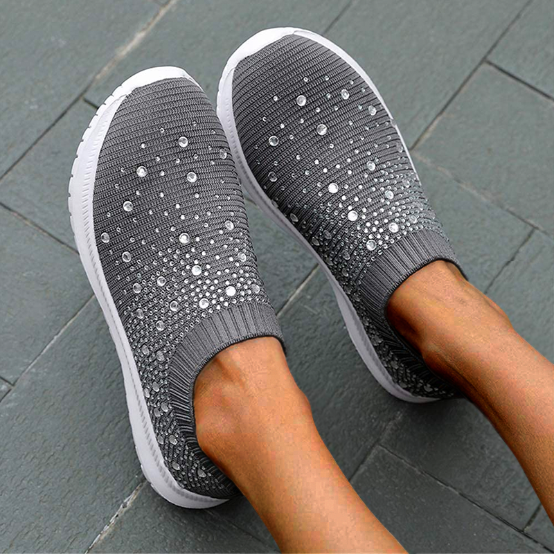 Rosalie | Baskets légères avec détails strass