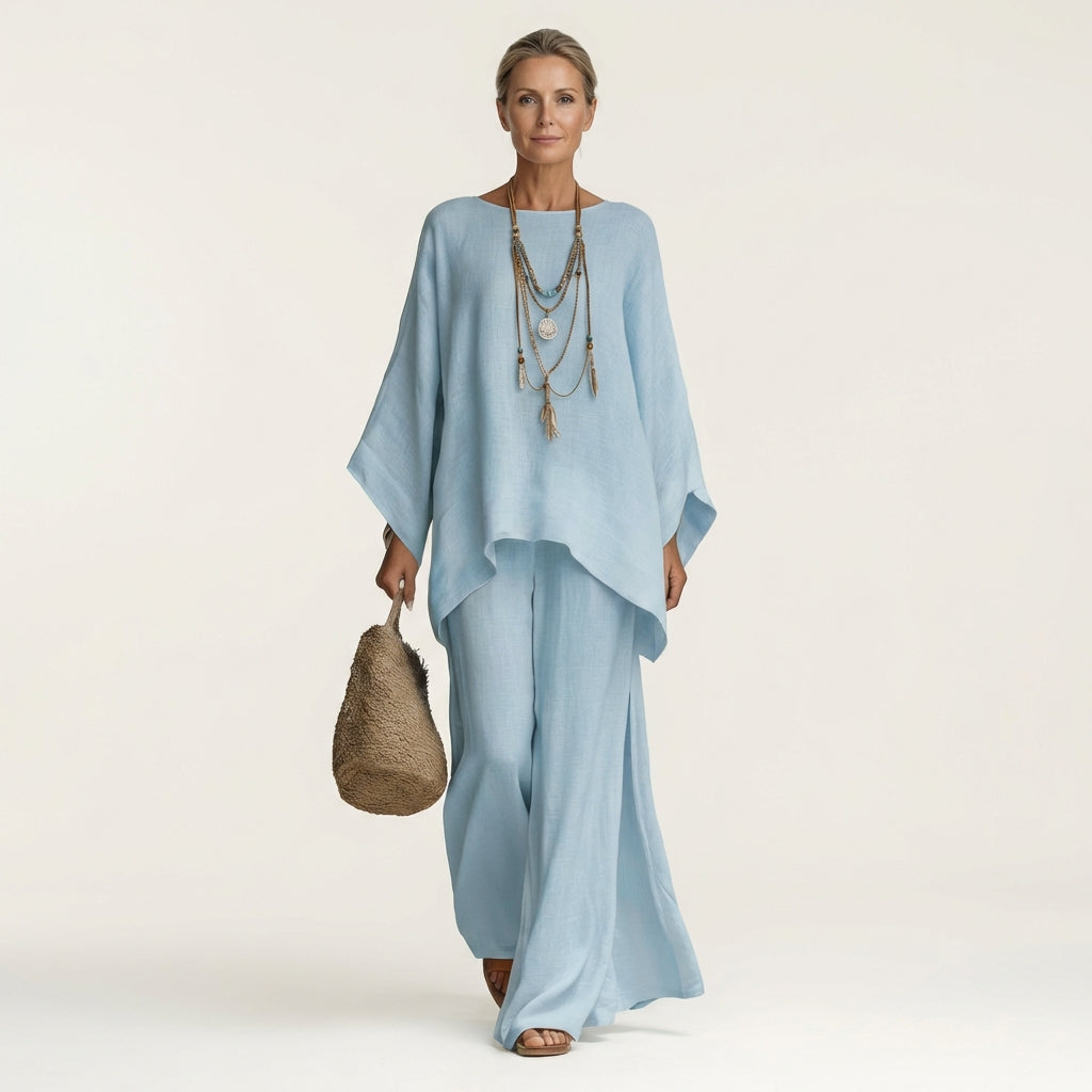 Completo Bohemien in Lino