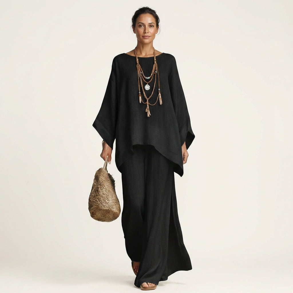 Completo Bohemien in Lino
