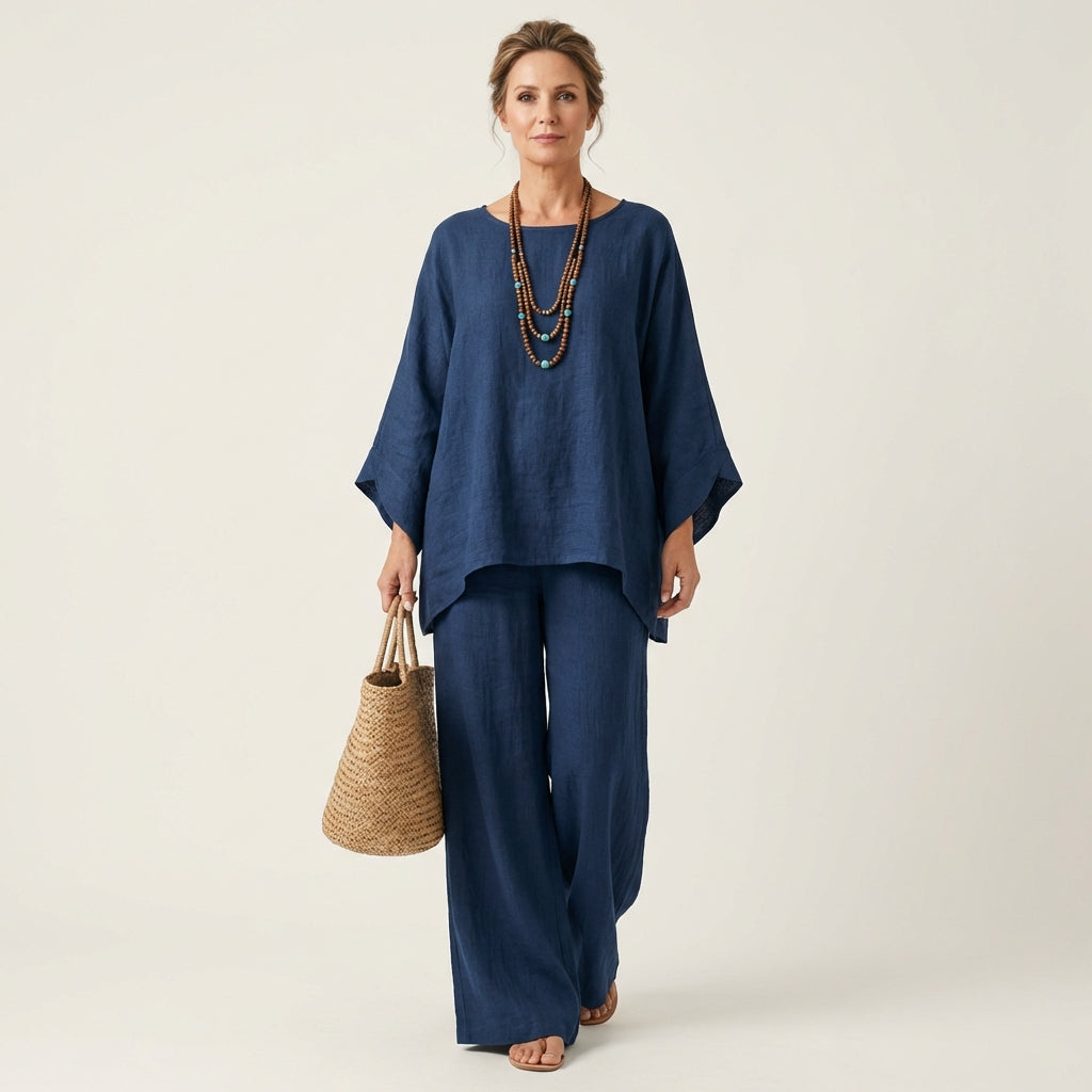 Completo Bohemien in Lino