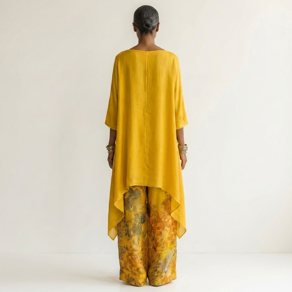 Set Asimmetrico in Cotone-Seta