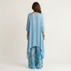 Set Asimmetrico in Cotone-Seta