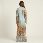 AliceLeon™ | Vestito Camicia Maxi in Seta