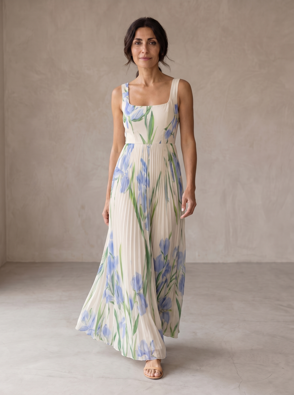Oriah | Vestito Maxi A-Line Floreale