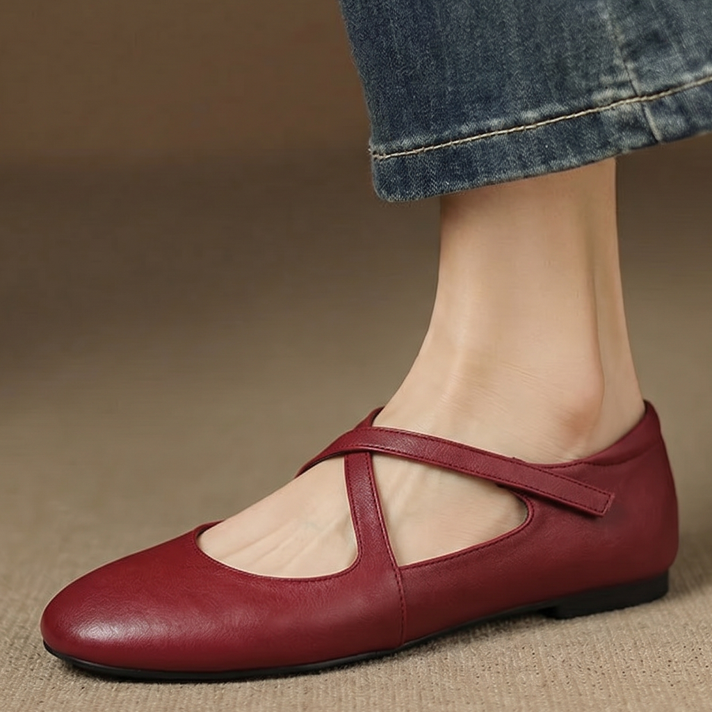 Cara | Ballerine con Cinturino Incrociato