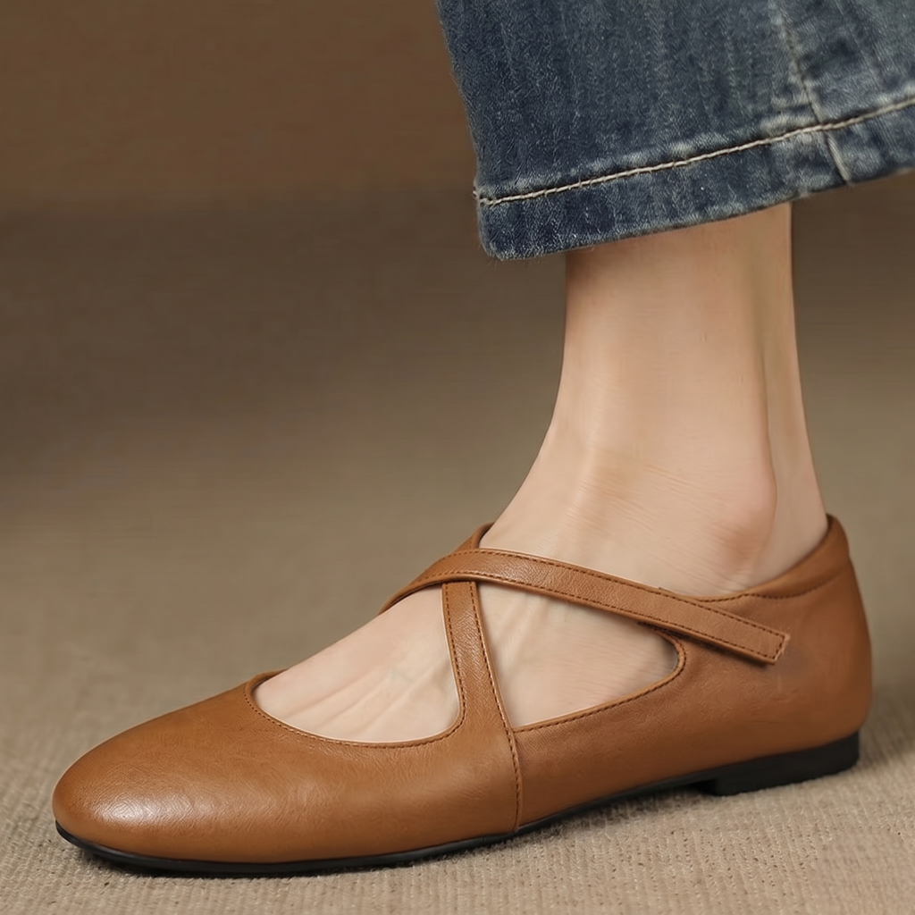 Cara | Ballerine con Cinturino Incrociato