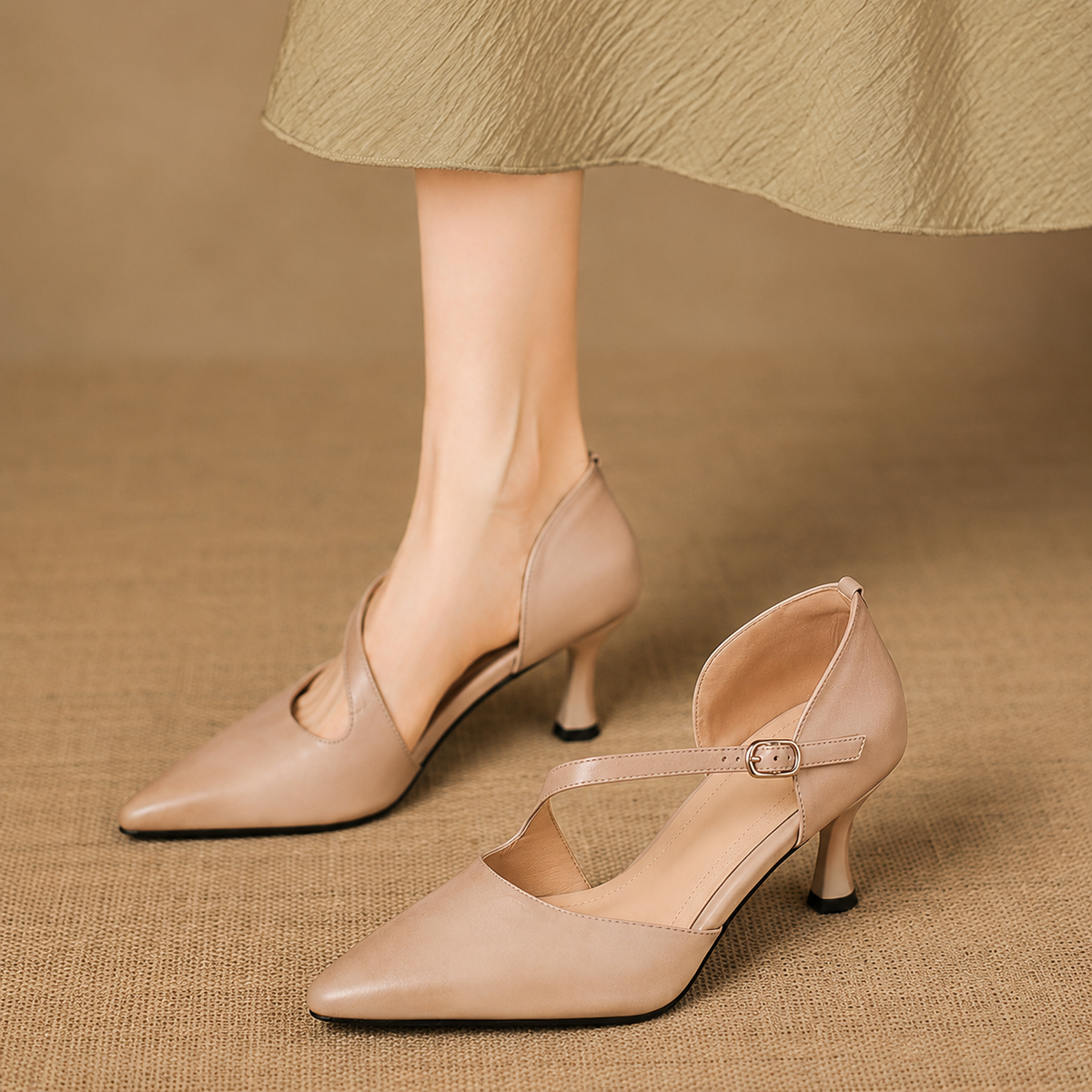 Diana | Tacchi Eleganti con Cinghia Incrociata