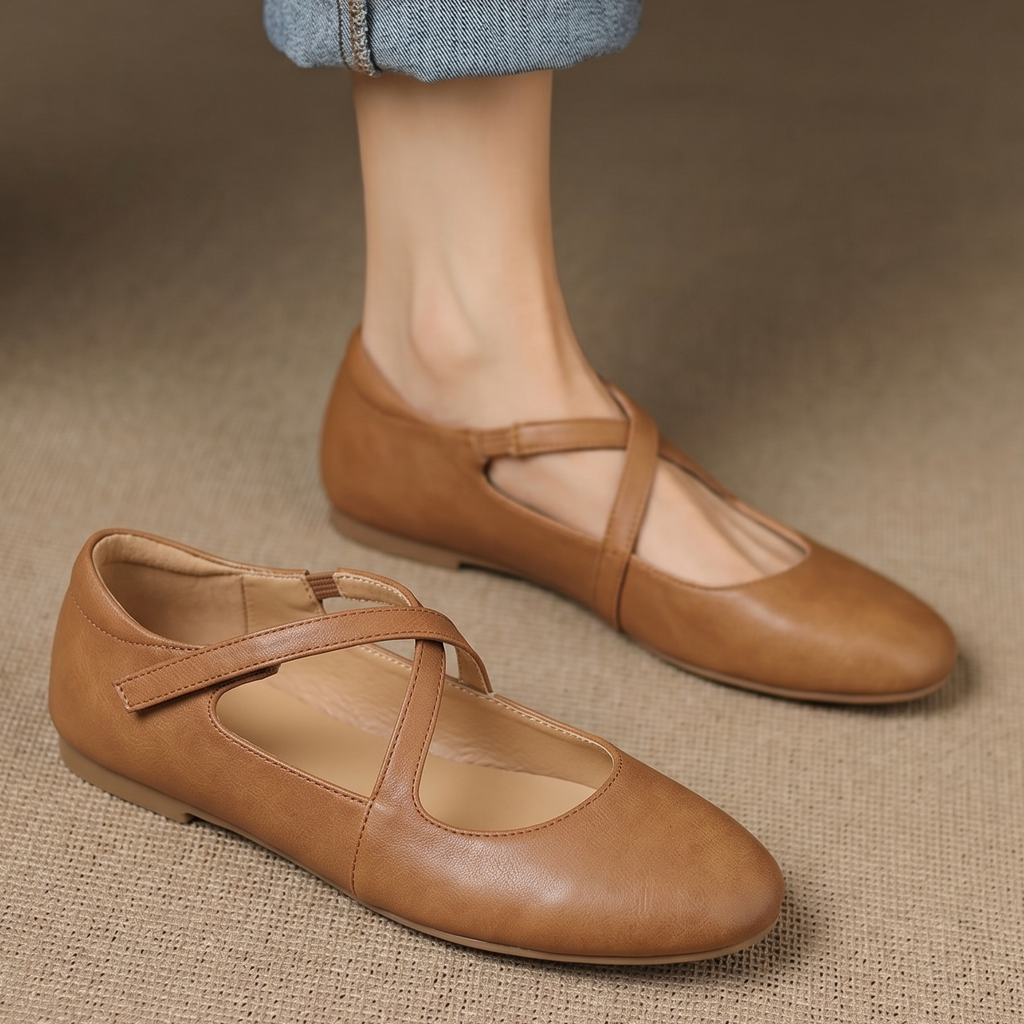 Cara | Ballerine con Cinturino Incrociato