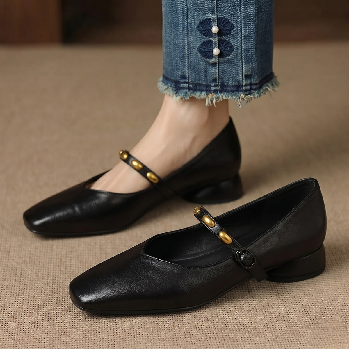 Dahlia | Mary Janes Vintage con Fibbia