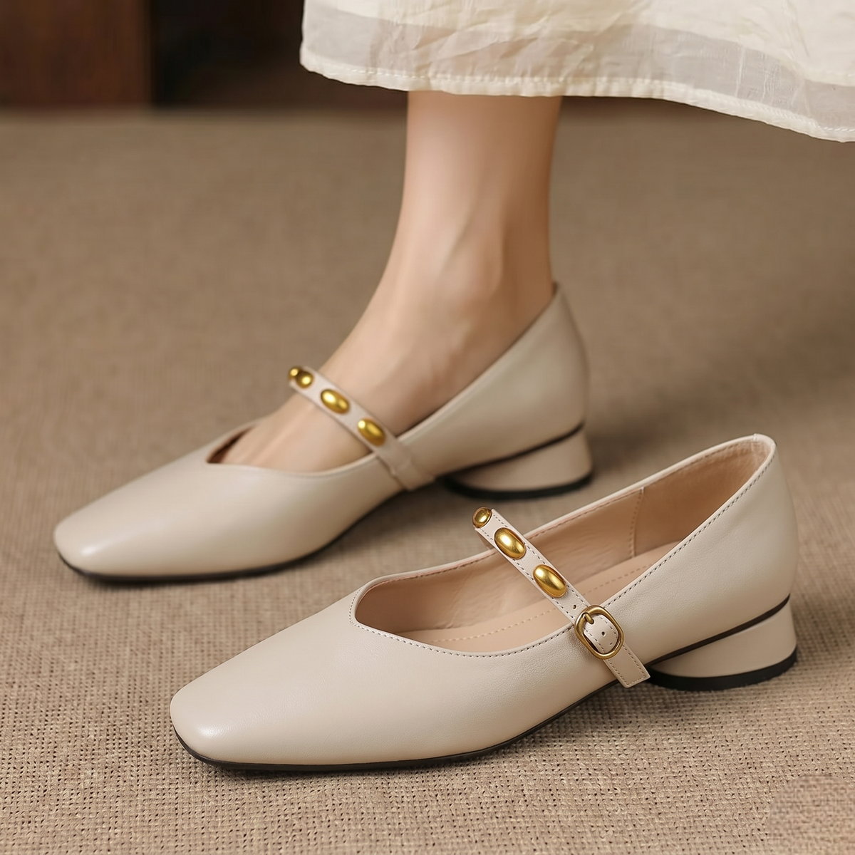 Dahlia | Mary Janes Vintage con Fibbia