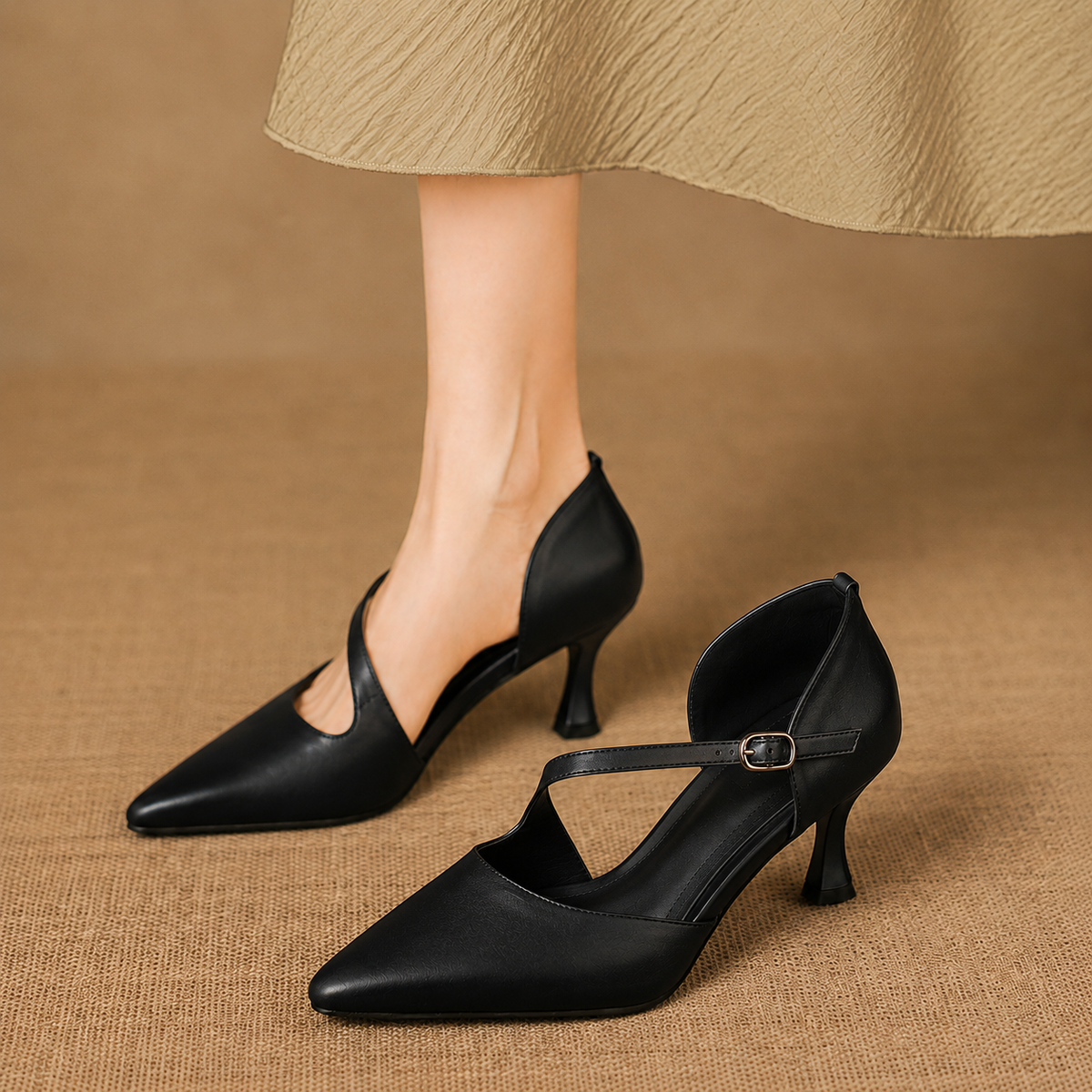 Diana | Tacchi Eleganti con Cinghia Incrociata