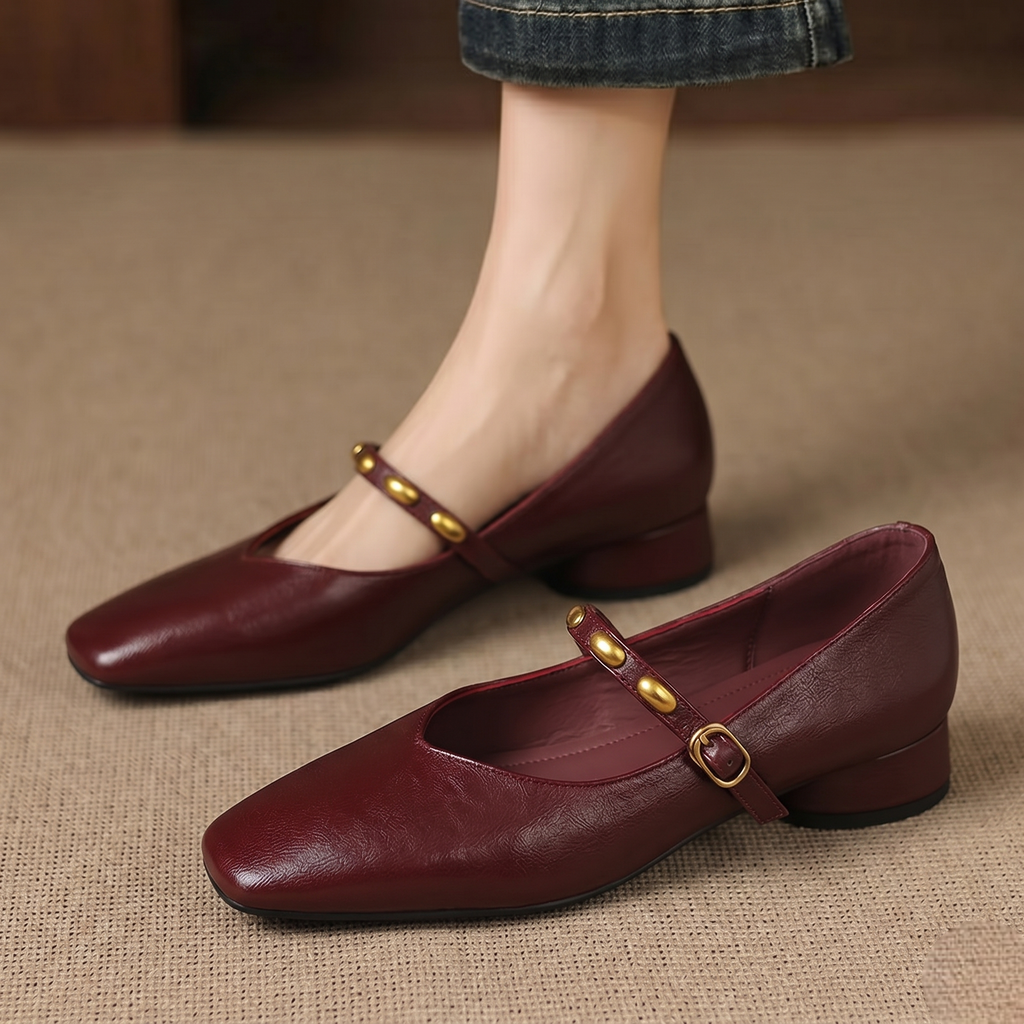 Dahlia | Mary Janes Vintage con Fibbia