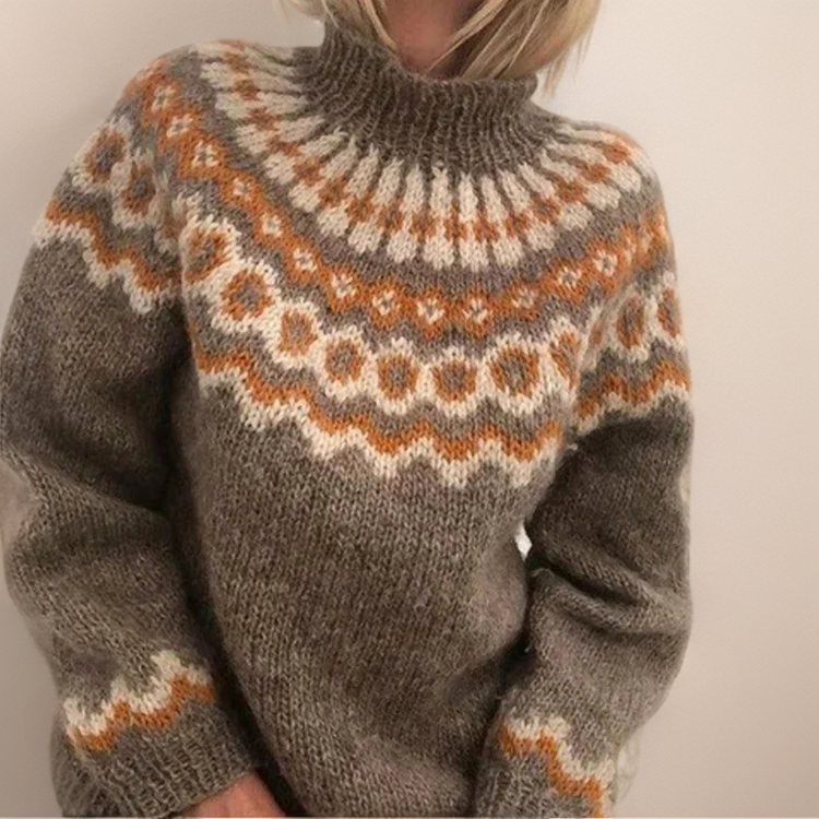 Solveig | Maglione Nordico a Motivo