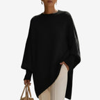 Helene | Poncho Asimmetrico Drappeggiato
