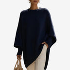 Helene | Poncho Asimmetrico Drappeggiato