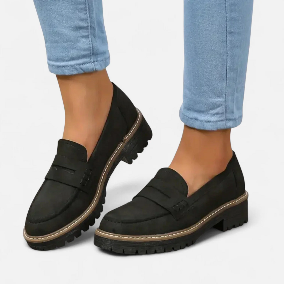 Skylar | Mocassini con tacco ortopedici premium