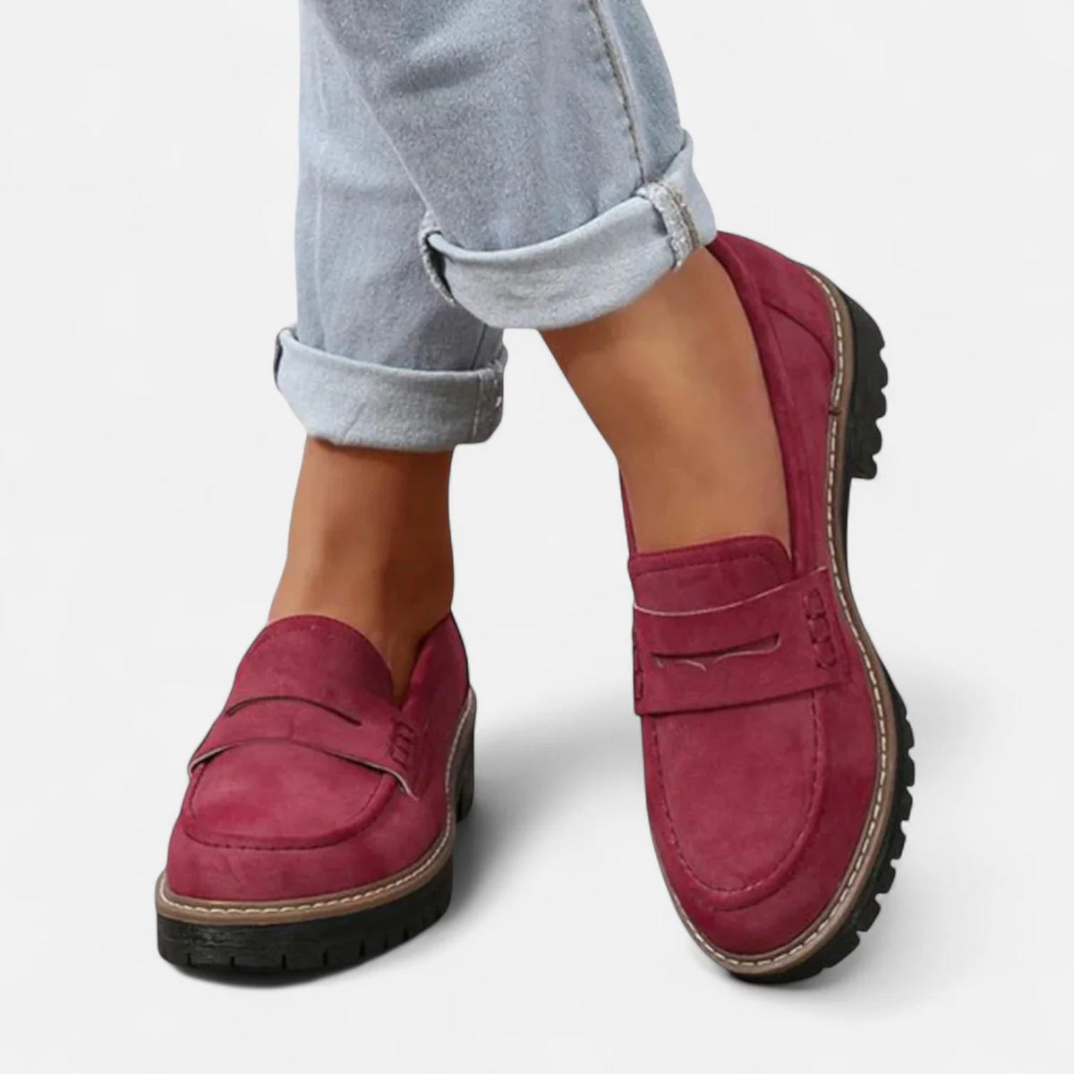 Skylar | Mocassini con tacco ortopedici premium