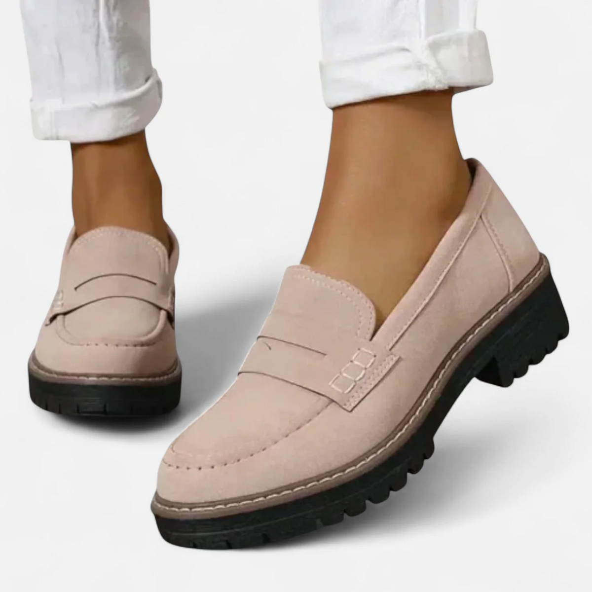 Skylar | Mocassini con tacco ortopedici premium