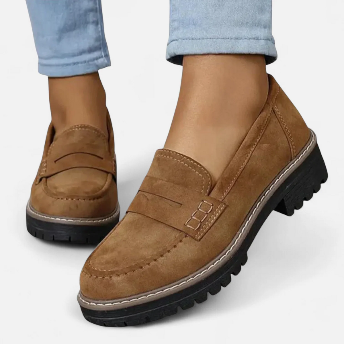 Skylar | Mocassini con tacco ortopedici premium