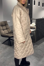 Fabiana | Cappotto Trapuntato Reversibile con Stampa Leopardata