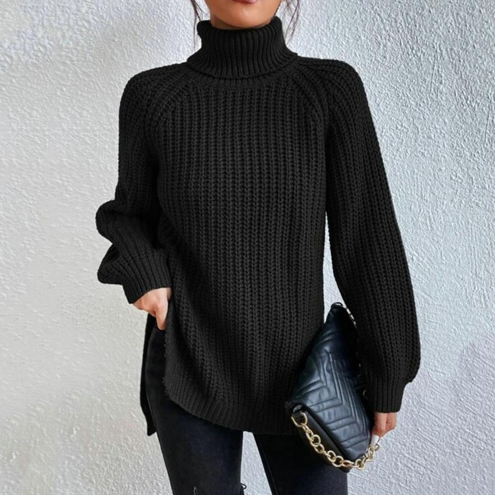 Lisbeth | Maglione a Collo Alto Confortevole