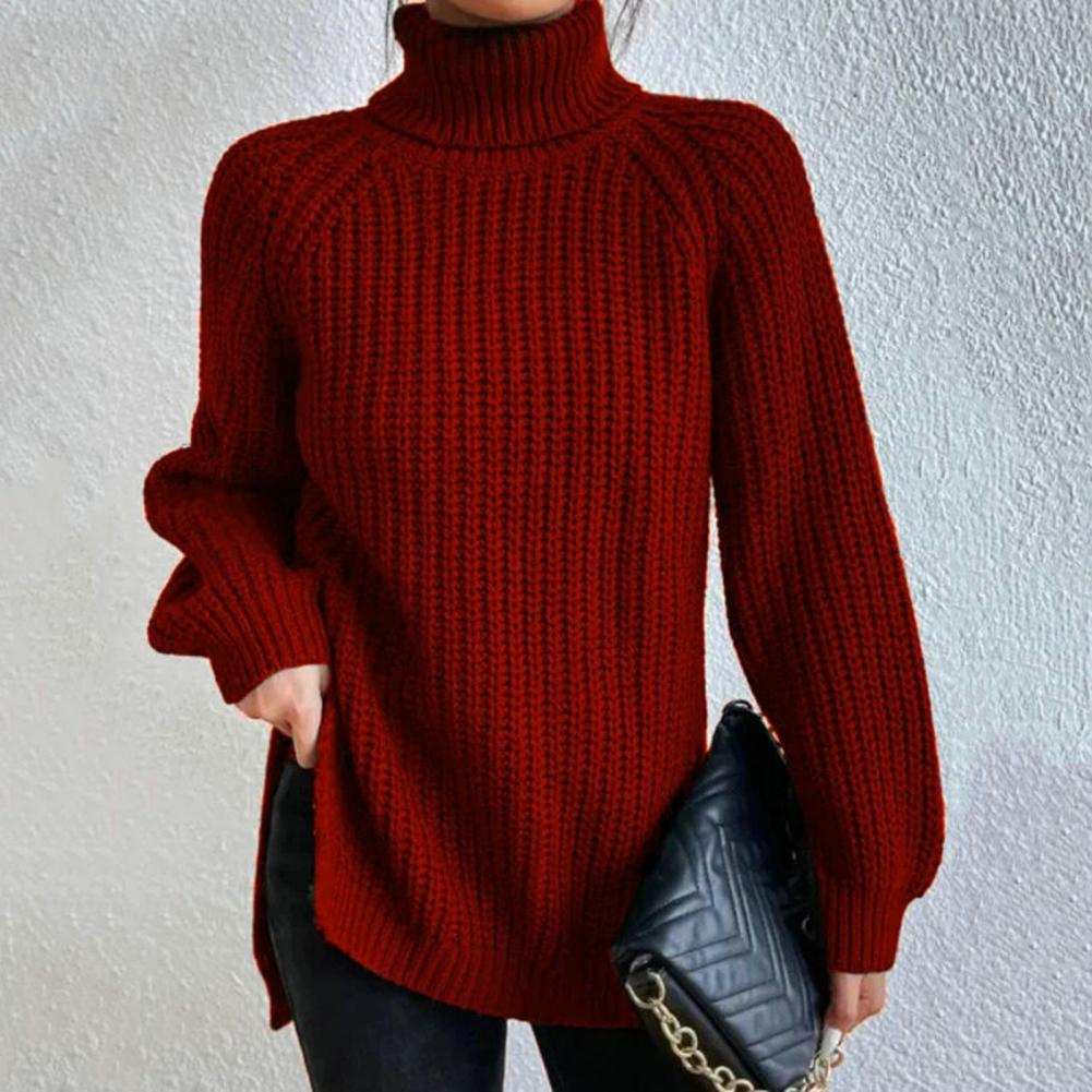 Lisbeth | Maglione a Collo Alto Confortevole